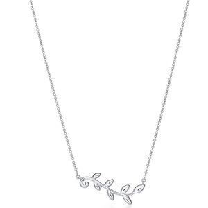 Tiffany & Co. Olive Leaf Vine Pendant on Chain 🫒